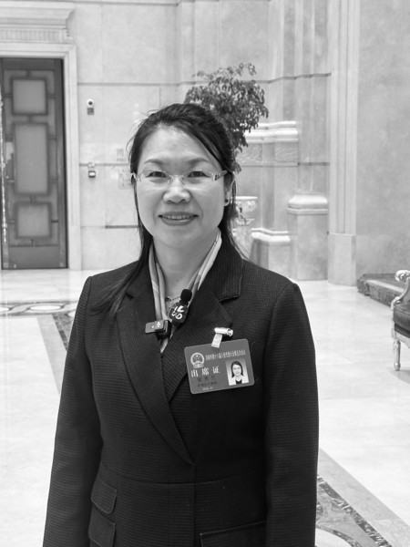 济南市人大代表管秀兰 记者 于洋 摄